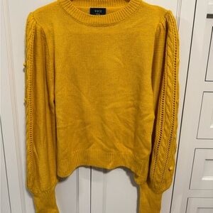 Vici Mustard Yellow Crew Neck Sweater